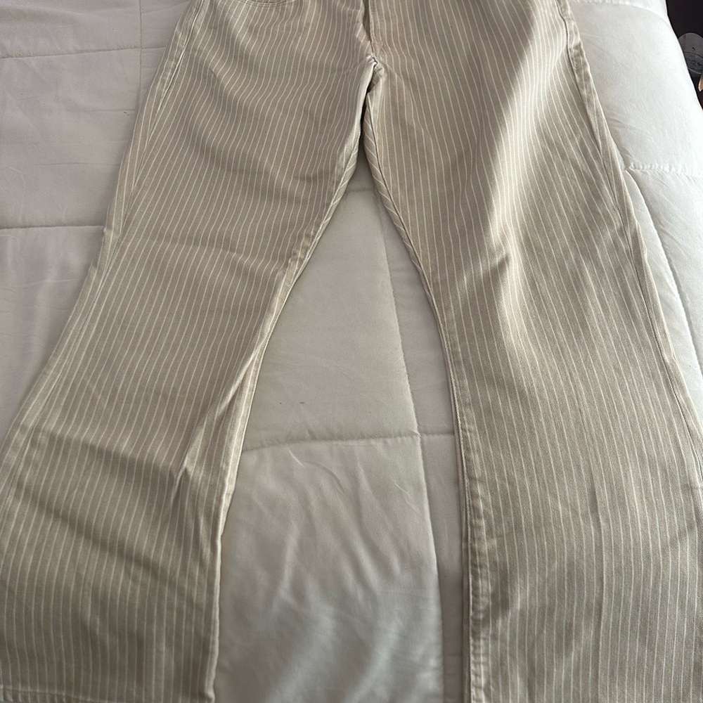 Frame le crop mini boot NWT in sand stripe - Picture 6 of 10